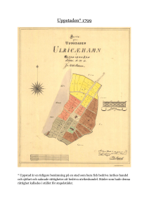 Uppstaden* 1799