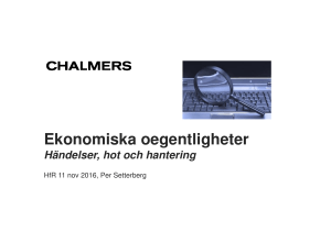 Ekonomiska oegentligheter