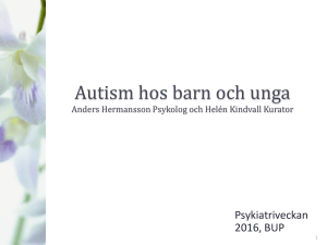 Autism hos barn och unga