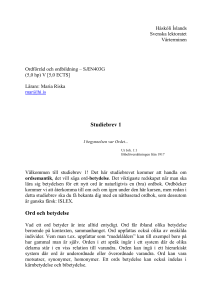Studiebrev 1 - Háskóli Íslands