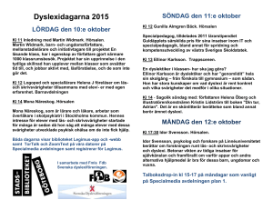 Dyslexidagarna 2015