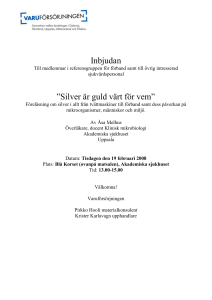 Inbjudan - Varuförsörjningen