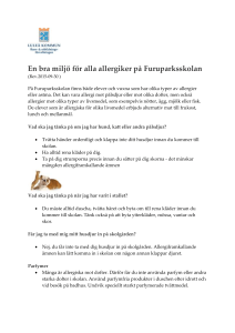 Allergipolicy
