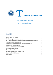 Lokal: Mariasalen, Stiftets Hus, 5 tr. upp, Dragarbrunnsgatan 71