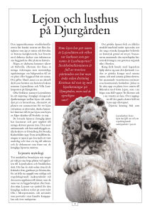 Kulturvärden 4/00 - Lejon och lusthus på