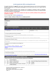 Product Approval Form