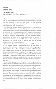 Begränsning och kontroll av vapenexporten