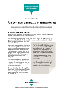 Håll Sverige Rents Exempelsamling