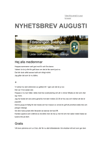 nyhetsbrev augusti