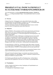 Projektavtalsmall