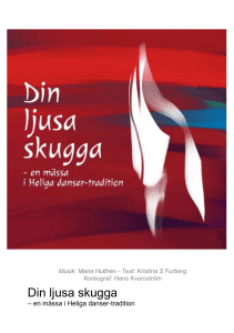 Agenda till dansmässan