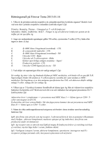 Rättningsmall på Försvar Tenta 2015-01-16