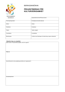 Organisationsnummer/Personnummer Förening/Organisation