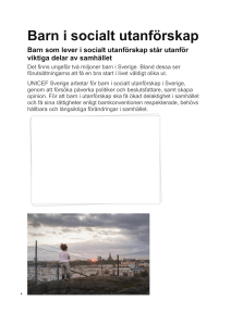 Barn i socialt utanförskap