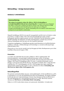 Behandling – övriga konservativa