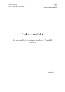 Starkare i samhället