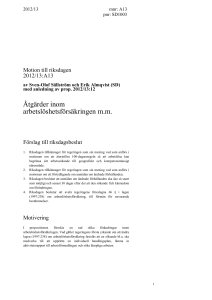 Anmälan om ändrade förhållanden