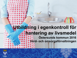 Utbildningsmaterial i egenkontroll