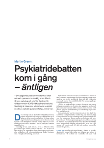 Psykiatridebatten kom i gång – äntligen