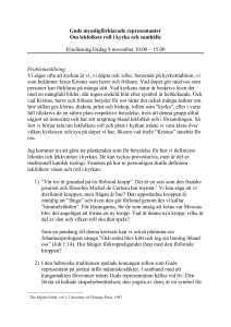 Guds myndigförklarade representanter Om lekfolkets roll i kyrka och