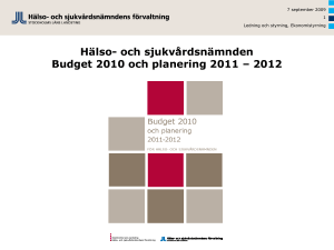 Presentation 4 Budget
