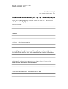 Skyddsombudsstopp enligt 6 kap 7 § arbetsmiljölagen