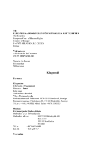 Klagomål