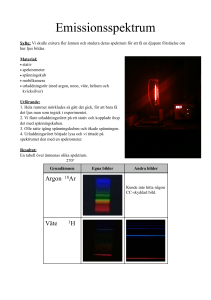 Emissionsspektrum
