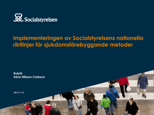 Socialstyrelsens PowerPoint-mall