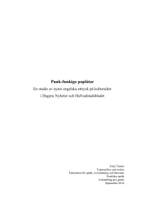 Punk-funkiga poplåtar - TamPub