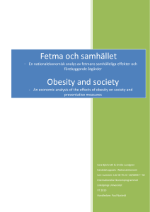 Fetma och samhället