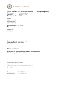 7,5 högskolepoäng