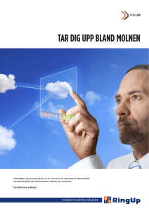 TAR DIG UPP BLAND MOLNEN