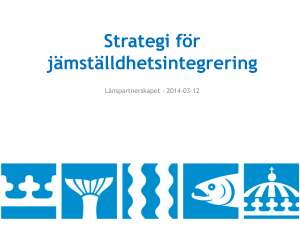 Jämställdhet