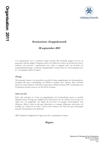 Gruppdynamik