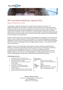 2015 Information ART-utbildning
