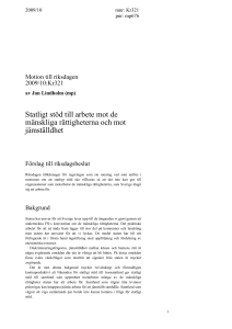 Bakgrund - Riksdagens öppna data