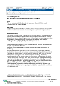 ÖGONJOUR Handläggning av tårsäcksinfektion