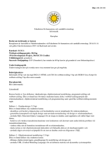 Kursplan - Karlstads universitet