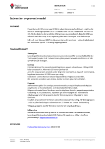 Subvention av preventivmedel