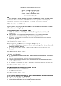 Elvanse Vuxen capsule, hard PL