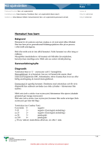 Hematuri hos barn