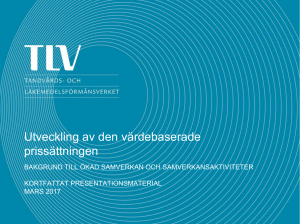 Presentation om bakgrund till ökad samverkan och