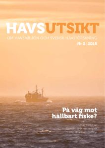 På väg mot hållbart fiske?
