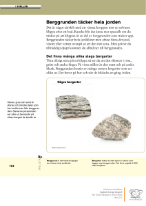 Berggrunden täcker hela jorden