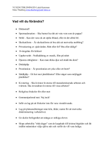 Svenska som andraspråk A * Argumentation