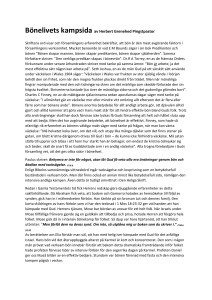 Bönelivets kampsida av Herbert Grenehed Pingstpastor Skriftens