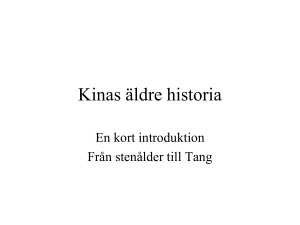 Kinas äldre historia