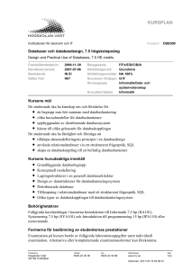 kursplan - Högskolan Väst