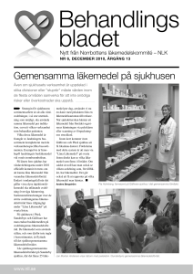 Gemensamma läkemedel på sjukhusen